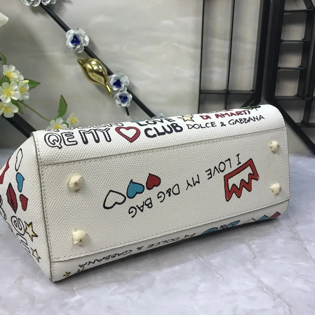 Dolce & Gabbana Medium Sicily Handbag Unique Print Motifs Muticolour / DG Dolce & Gabbana Medium Sicily Handbag Unique Print Motifs Muticolour / DG