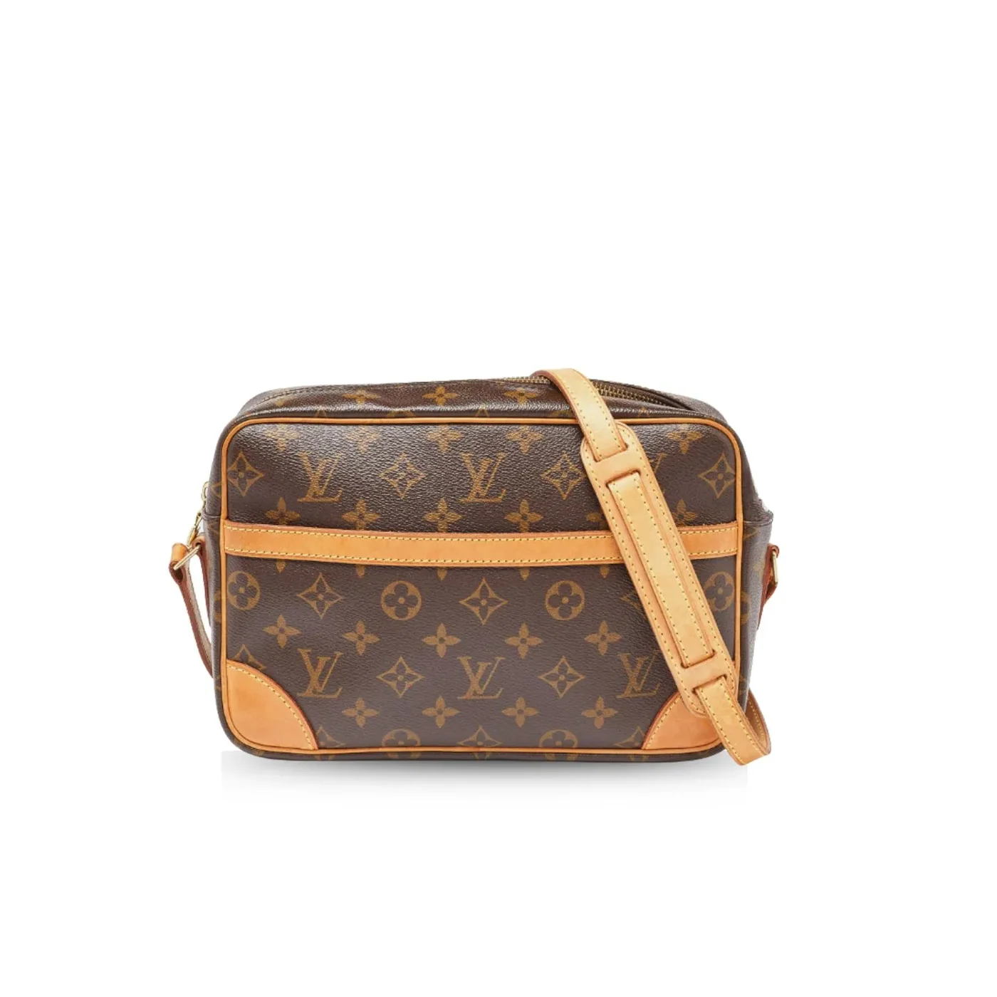Louis Vuitton Monogram Trocadero 27 Shoulder Bag Pochette Brown /