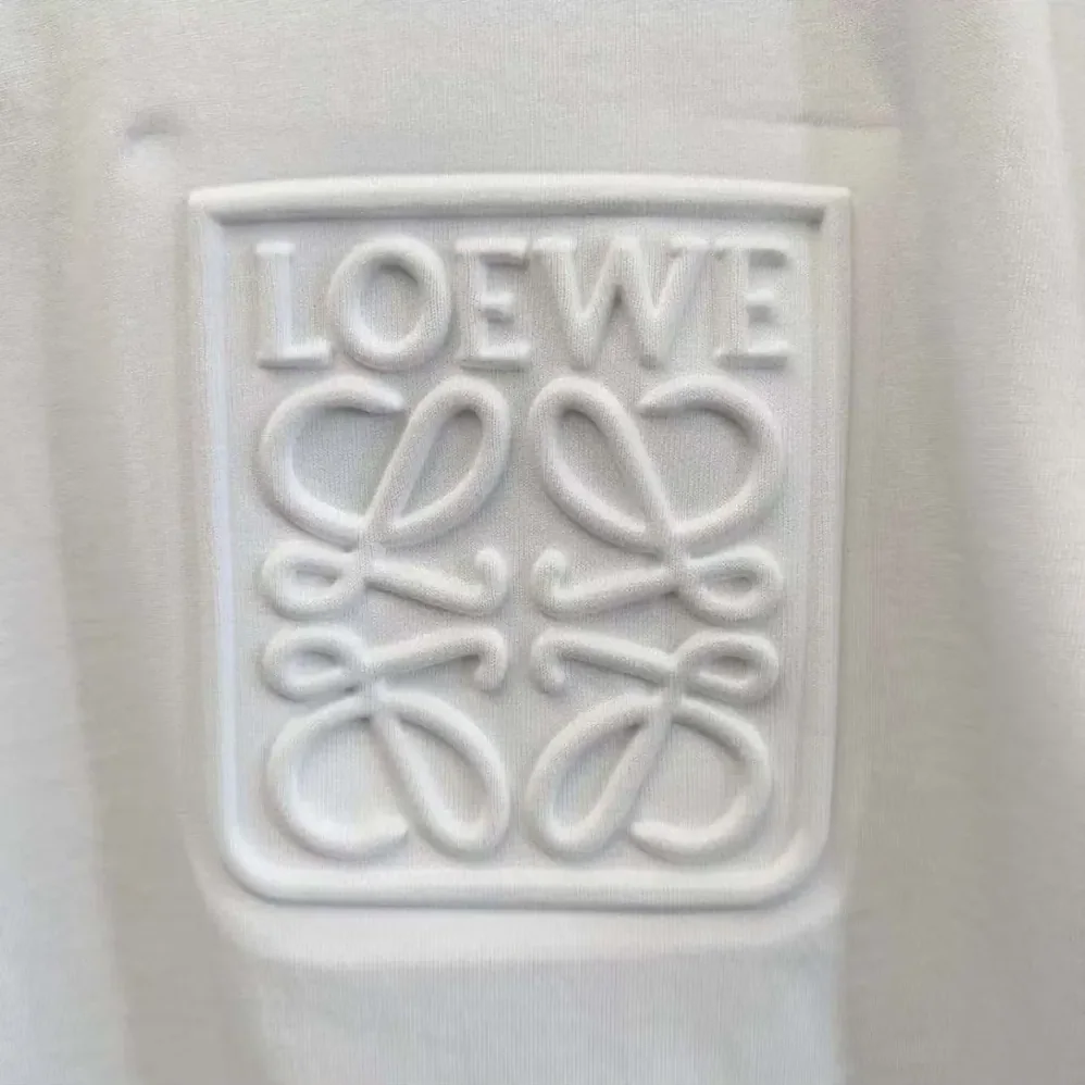 Loewe Relaxed Fit T-shirt in Cotton-Off for Men in white Loewe Relaxed Fit T-shirt in Cotton-Off for Men in white