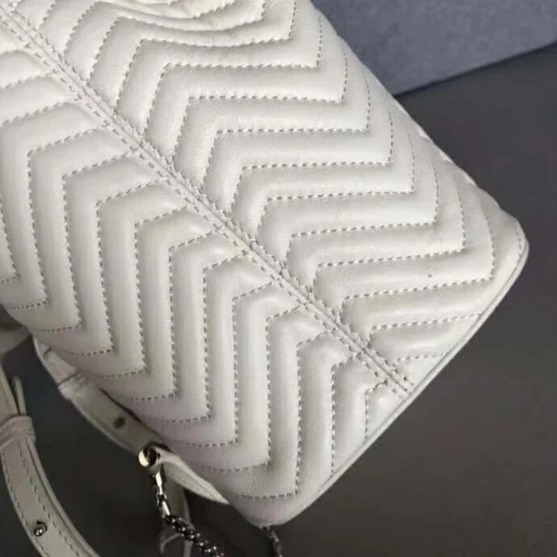 Bvlgari Serpenti Hypnotic Medium Backpack In Quilted Nappa Leather for Women in White Bvlgari Serpenti Hypnotic Medium Backpack In Quilted Nappa Leather for Women in White