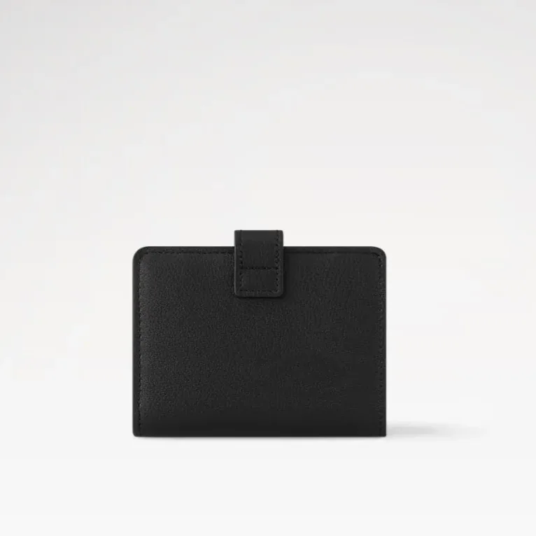 Louis Vuitton Low Key Compact Wallet Black /