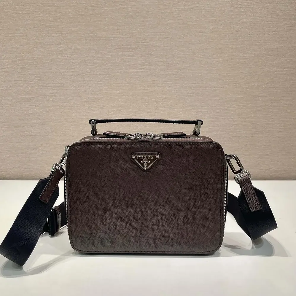 Prada Medium Prada Brique Saffiano Leather Bag for Men Prada Medium Prada Brique Saffiano Leather Bag for Men