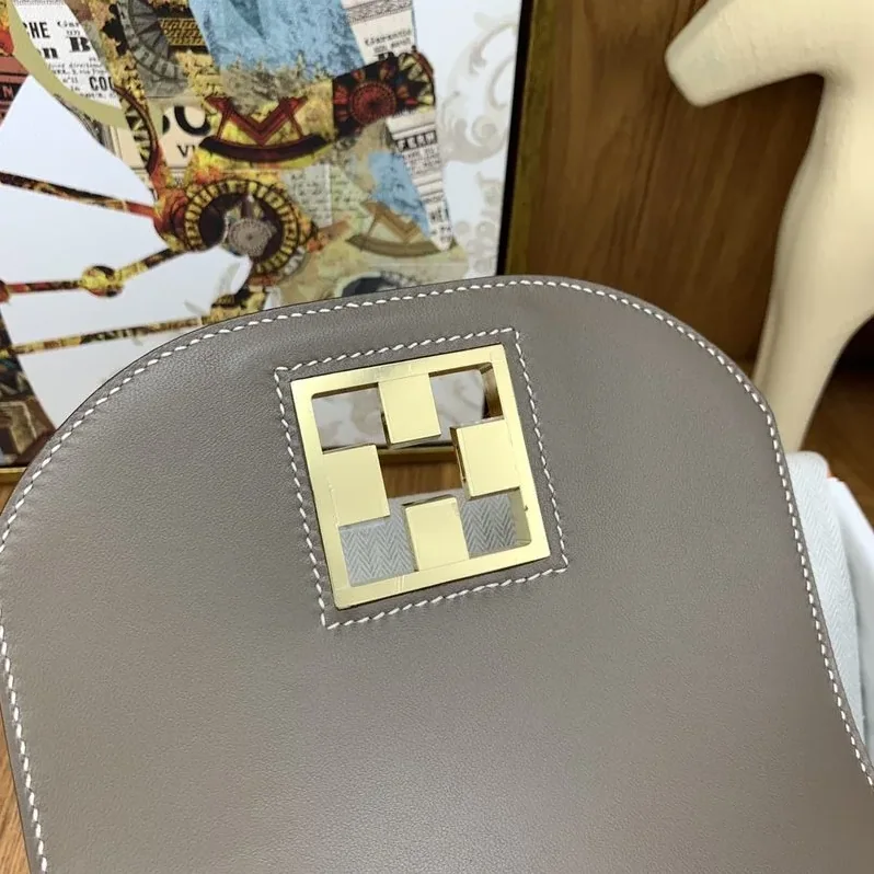 Hermes Mosaique 17 Grey, Gold Toned Hardware Bag Hermes Mosaique 17 Grey, Gold Toned Hardware Bag