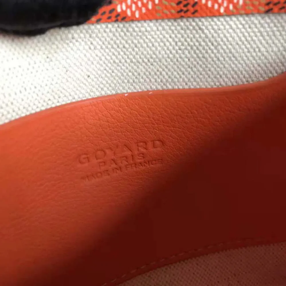 Goyard Plumet Pocket Wallet for Women in Orange