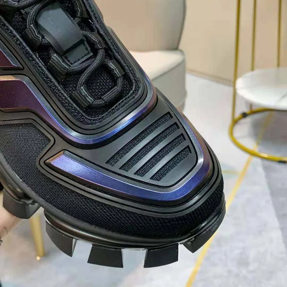 Prada Cloudbust Thunder Sneakers for Women in Navy Prada Cloudbust Thunder Sneakers for Women in Navy