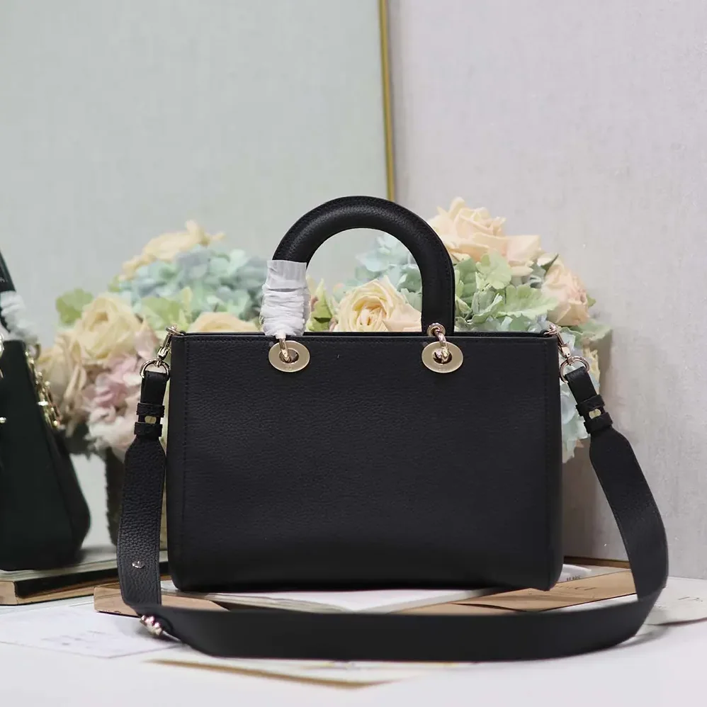 Dior Medium Lady D-Sire My ABCDior Bag Black Taurillon Leather for Women