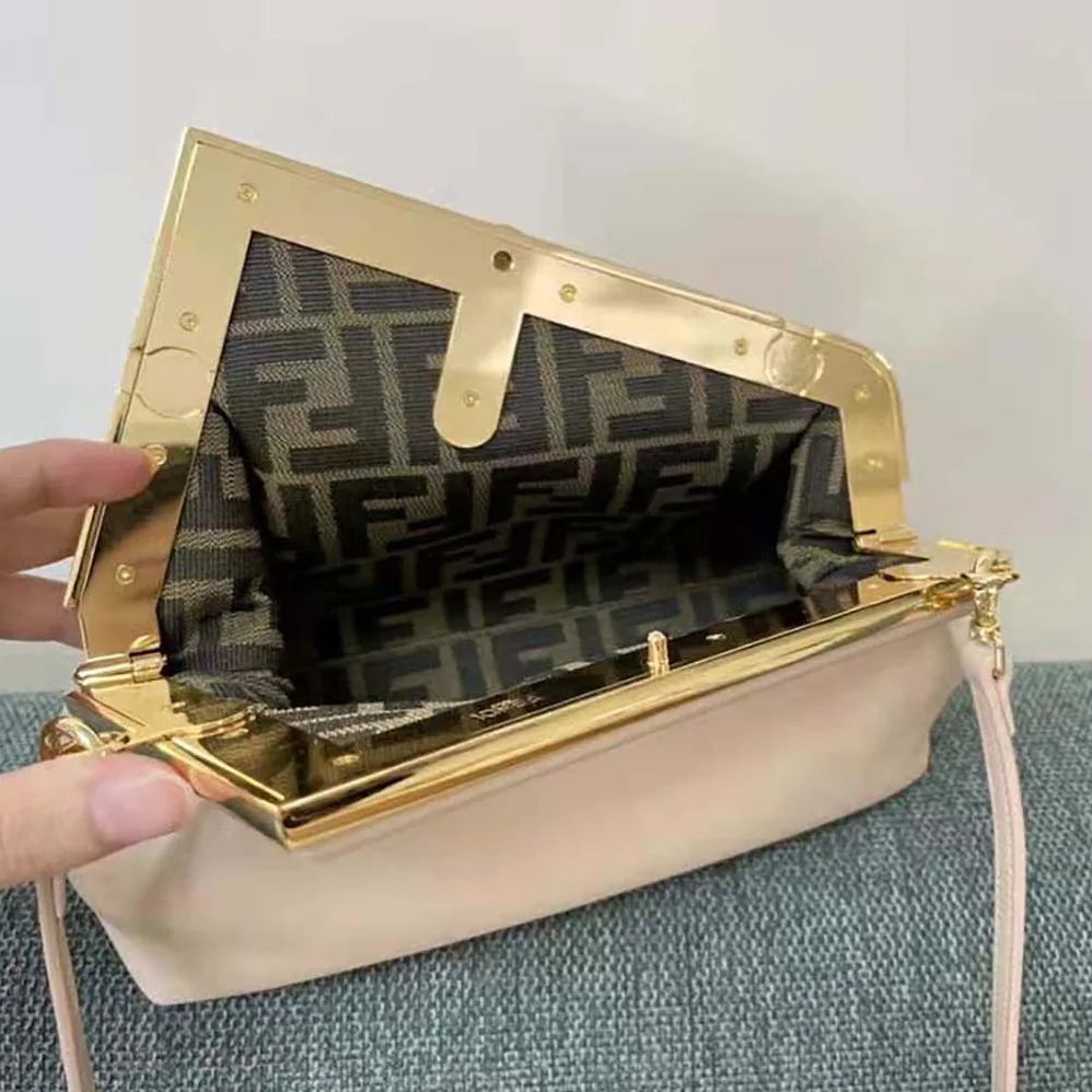 Fendi First Small Pink Leather Bag for Women