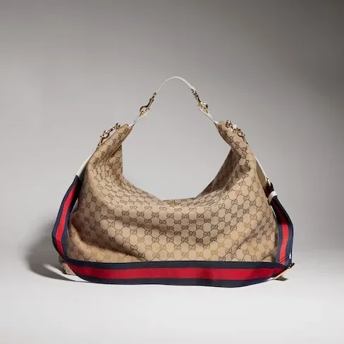 Gucci Brera Large Crossbody Bag / Sand/ Dark Brown Gold Hardware A00B49 FAFV9 9664 Gucci Brera Large Crossbody Bag / Sand/ Dark Brown Gold Hardware A00B49 FAFV9 9664