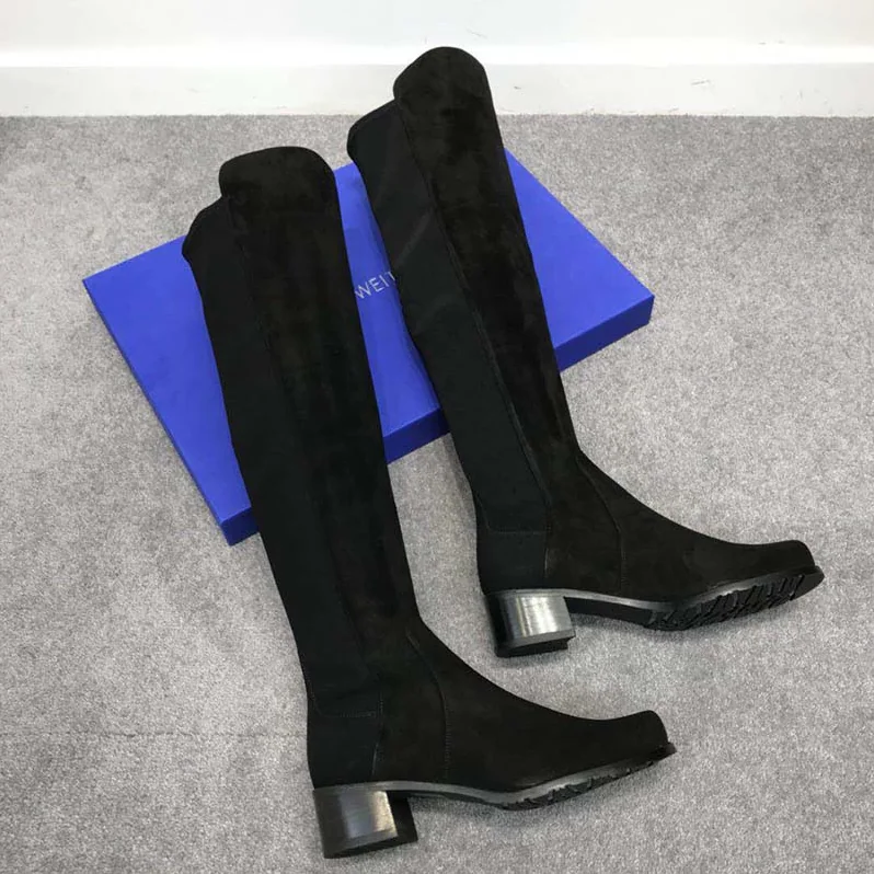 Stuart Weitzman Shoes The 5050 Boot 30mm Heel for Women in Black