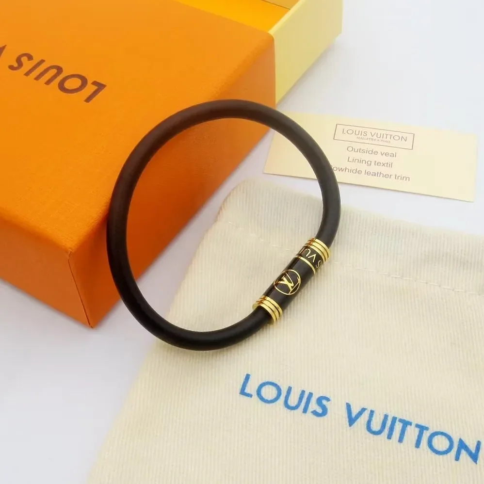 Louis Vuitton Rope Bracelet Black Louis Vuitton Rope Bracelet Black
