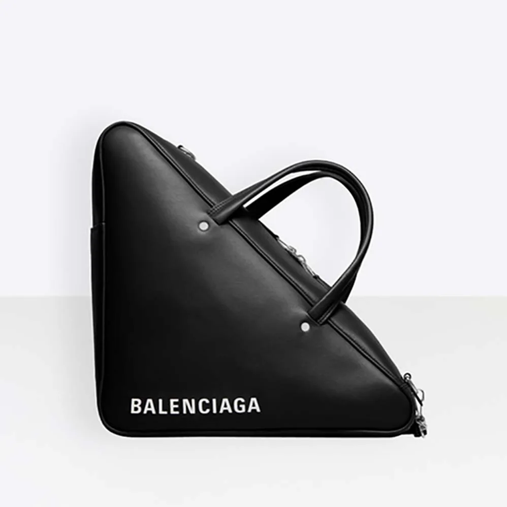 Balenciaga Triangle Duffle M Sized Calfskin Hand Carry Shoulder for Women Balenciaga Triangle Duffle M Sized Calfskin Hand Carry Shoulder for Women