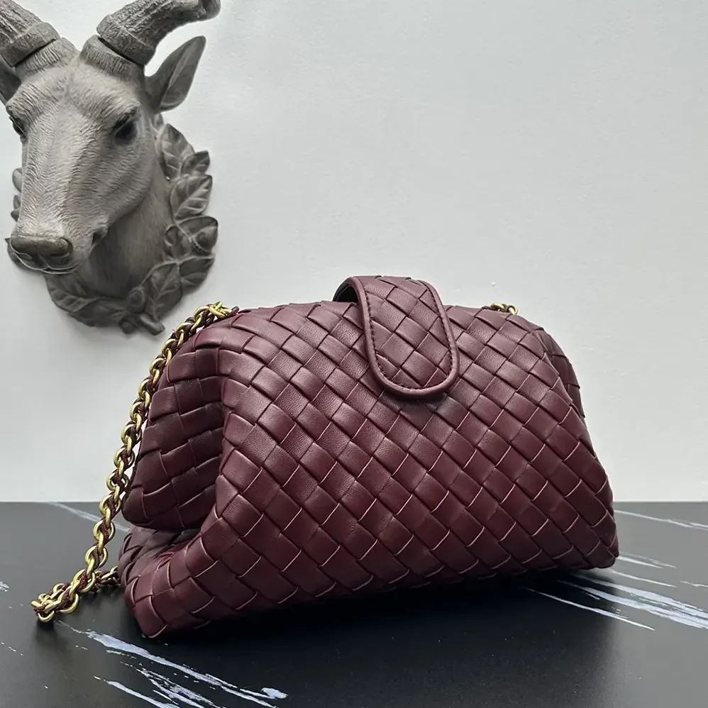 Bottega Veneta Teen Lauren 1980 With Chain for Women in Barolo