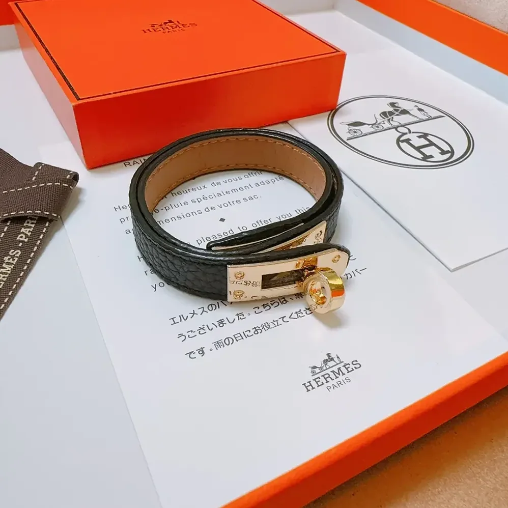 Hermes Kelly Double Tour Bracelet for Unisex
