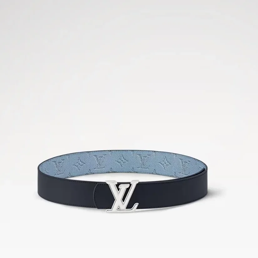 Louis Vuitton LV Dimension Reversible Belt Blue