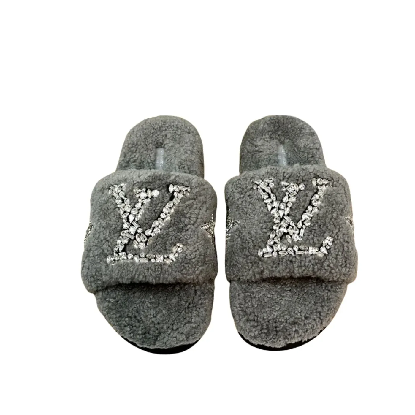 Louis Vuitton Paseo Flat Comfort Mule Grey Louis Vuitton Paseo Flat Comfort Mule Grey