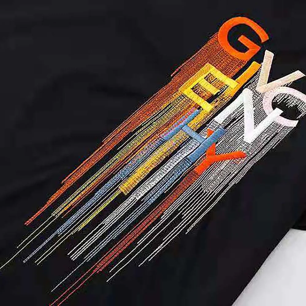 Givenchy Multicolored Embroidered T for Men in shirt Givenchy Multicolored Embroidered T for Men in shirt