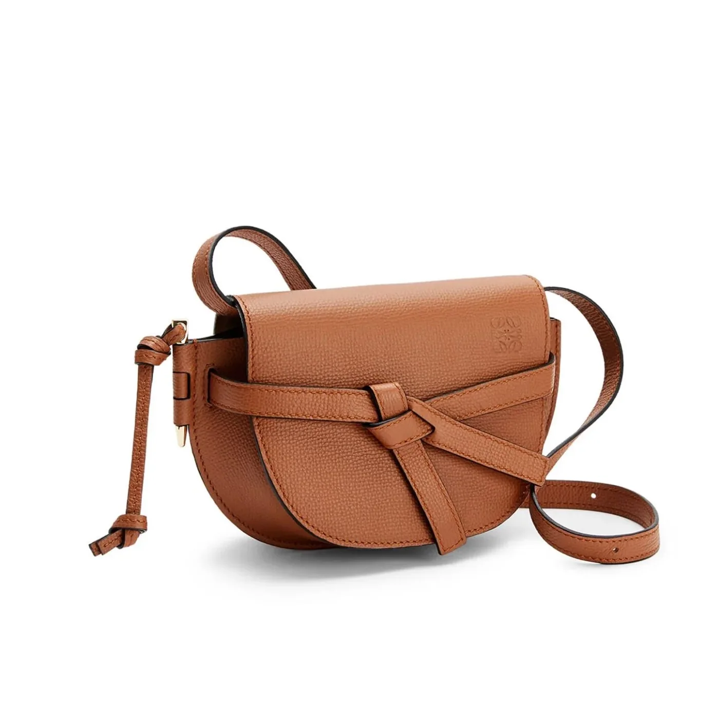 Loewe Mini Gate Dual Bag Brown /