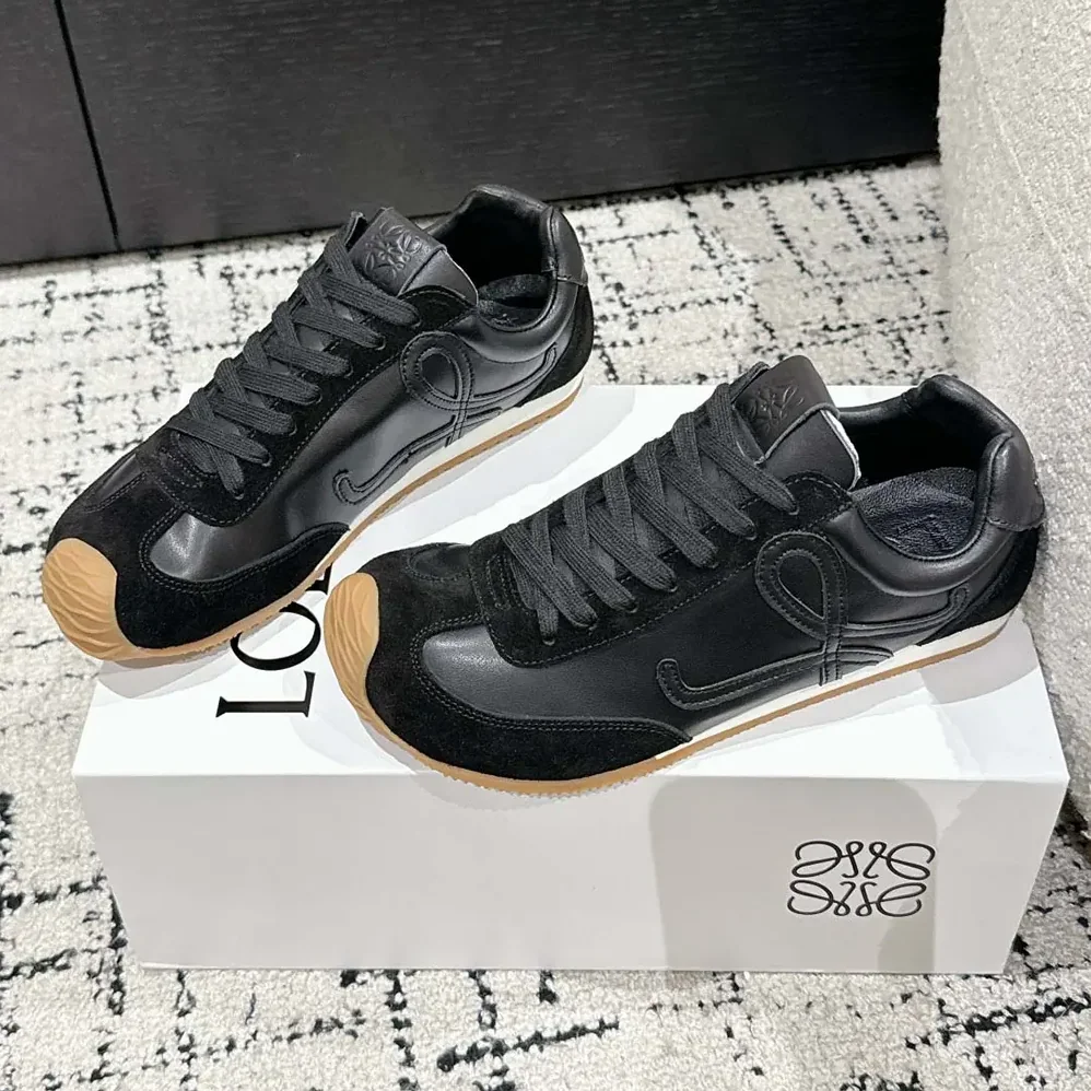 Loewe Ballet Runner 2.0 in Soft Calfskin for Unisex in Black Loewe Ballet Runner 2.0 in Soft Calfskin for Unisex in Black