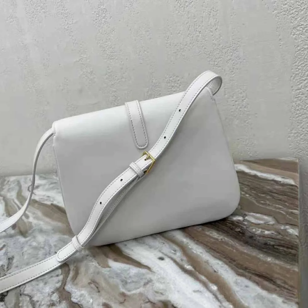 Celine Medium Tabou in Smooth Calfskin for Women in White