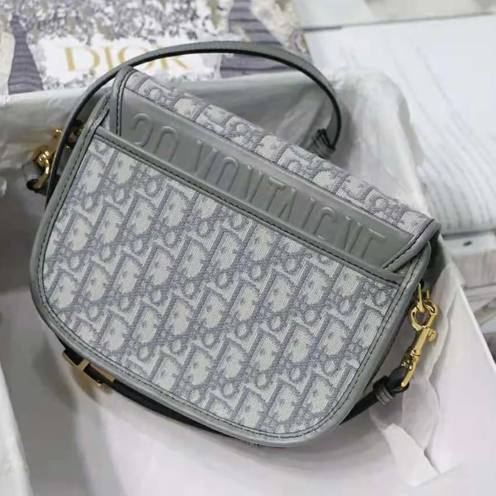 Dior Medium Dior Bobby Bag Gray Dior Oblique Jacquard for Women Dior Medium Dior Bobby Bag Gray Dior Oblique Jacquard for Women