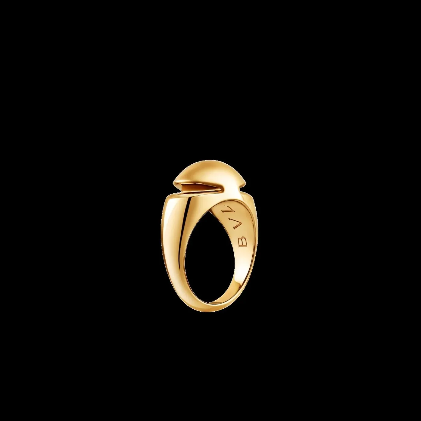 Bvlgari Cabochon Ring Gold Hardware