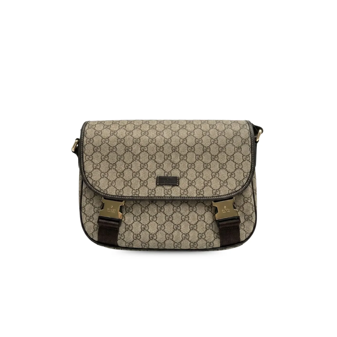Gucci Imprime Medium Messenger Bag in Brown Gucci Imprime Medium Messenger Bag in Brown
