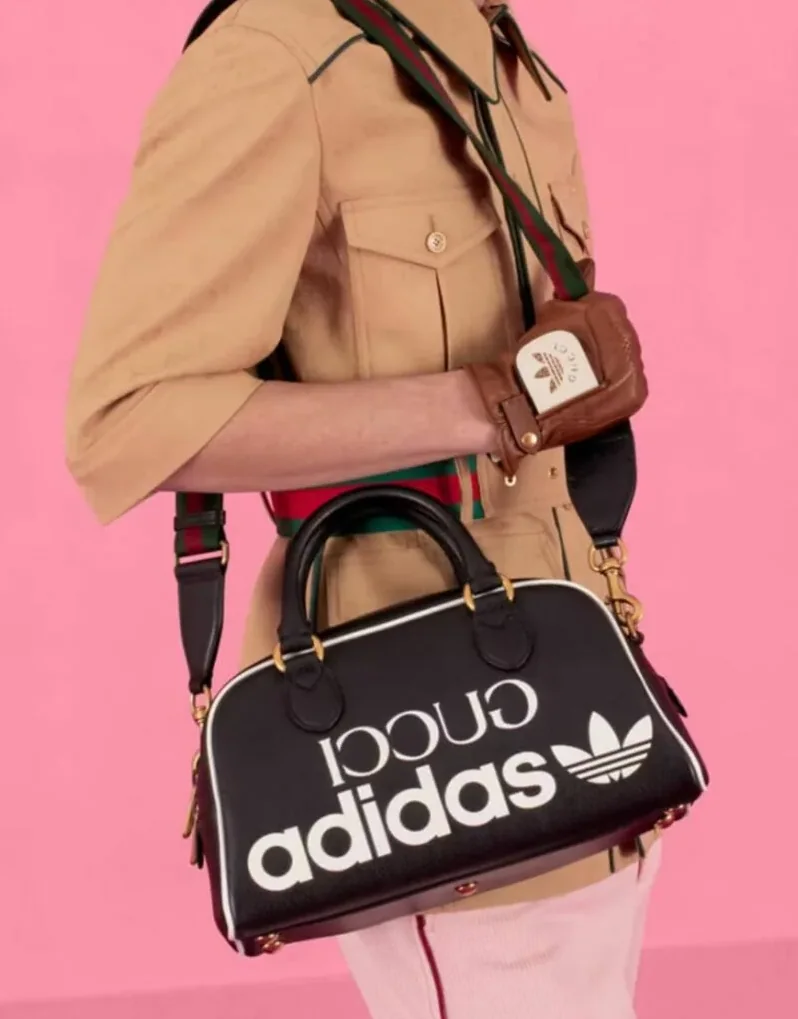 Gucci x Adidas Mini Duffle Bag Black Gucci x Adidas Mini Duffle Bag Black