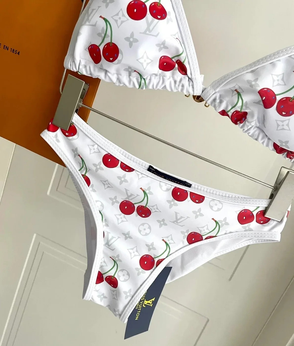 Louis Vuitton LV x TM Cherry Bikini White Monogram Cerises