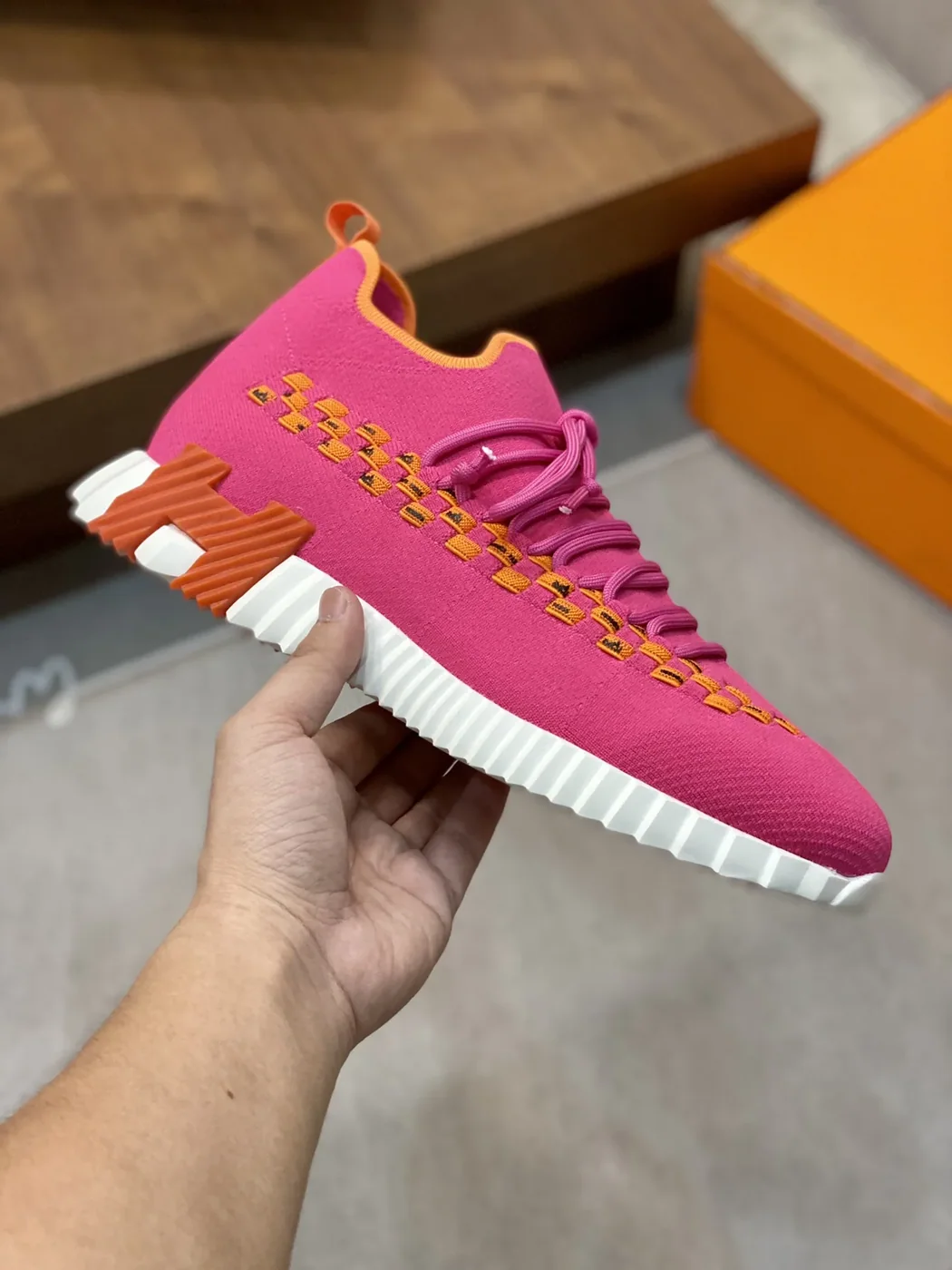 Hermes Sneakers Flex Pink Hermes Sneakers Flex Pink
