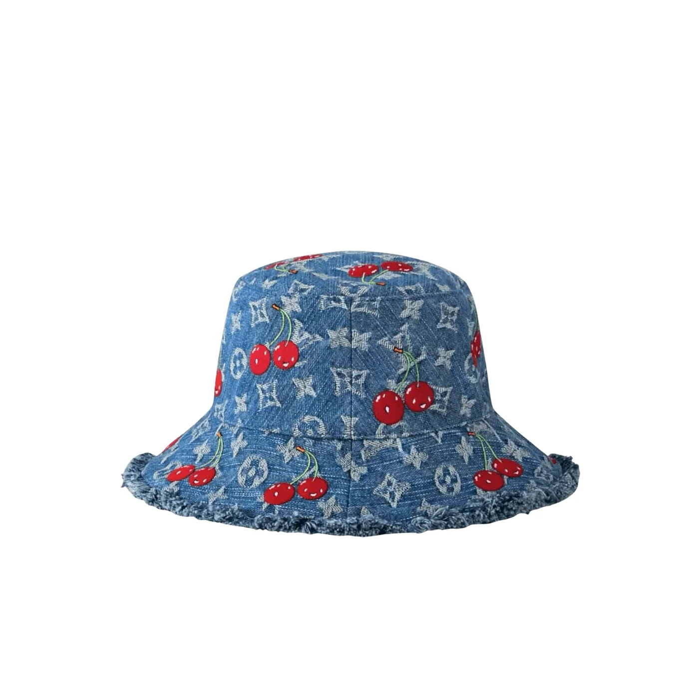 Louis Vuitton LV x TM Denim Cerise Bucket Hat Blue