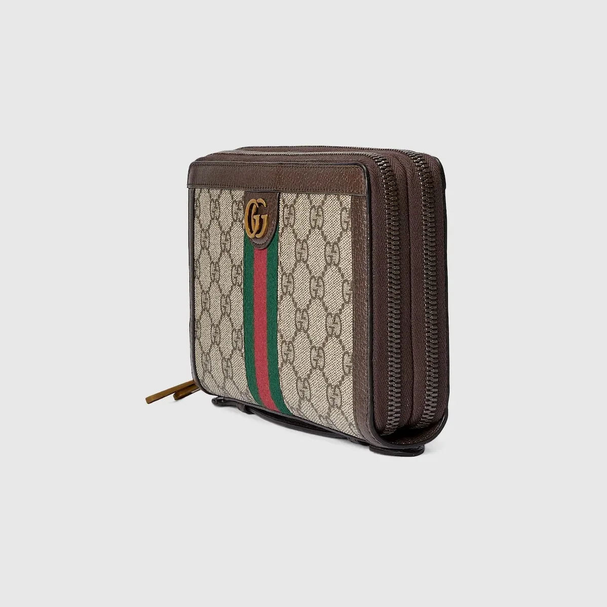 Gucci Ophidia Travel Case Clutch & Pouch in Beige Gold Hardware Gucci Ophidia Travel Case Clutch & Pouch in Beige Gold Hardware