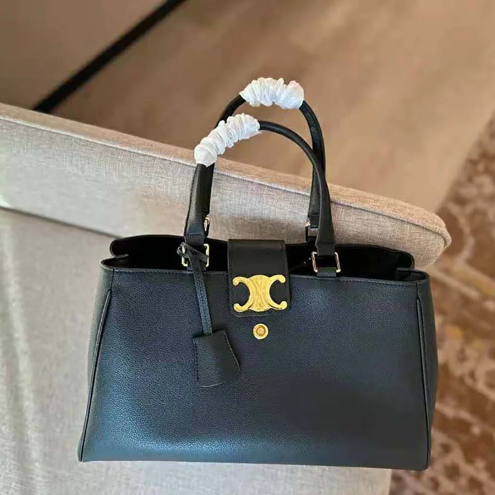 Celine Medium Appoline Bag in Supple Calfskin for Women in Black