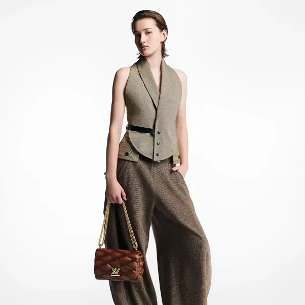Louis Vuitton GO- Tan Bag - 9.1 Inches/ Louis Vuitton GO- Tan Bag - 9.1 Inches/