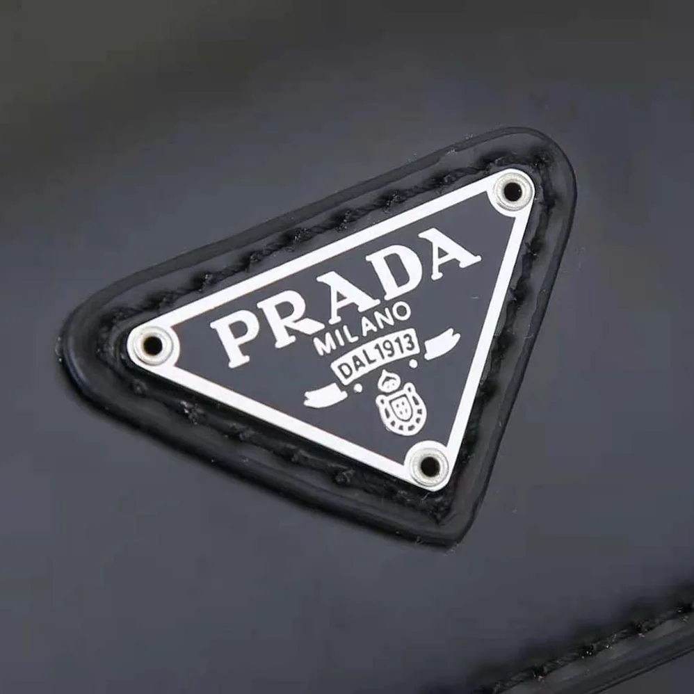 Prada Brushed Leather Mini-bag for Women in Black Prada Brushed Leather Mini-bag for Women in Black