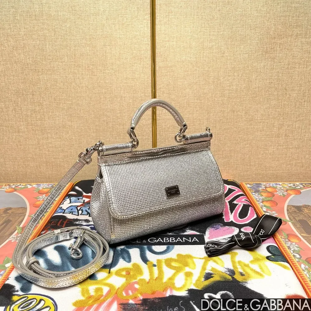 Dolce Gabbana D&G KIM DOLCE&GABBANA Small Sicily Handbag for Women Dolce Gabbana D&G KIM DOLCE&GABBANA Small Sicily Handbag for Women