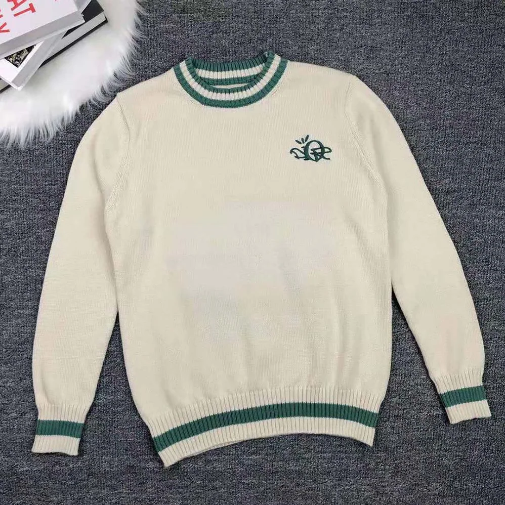 Dior Cactus Jack Dior Sweater White Cashmere Jersey for Men