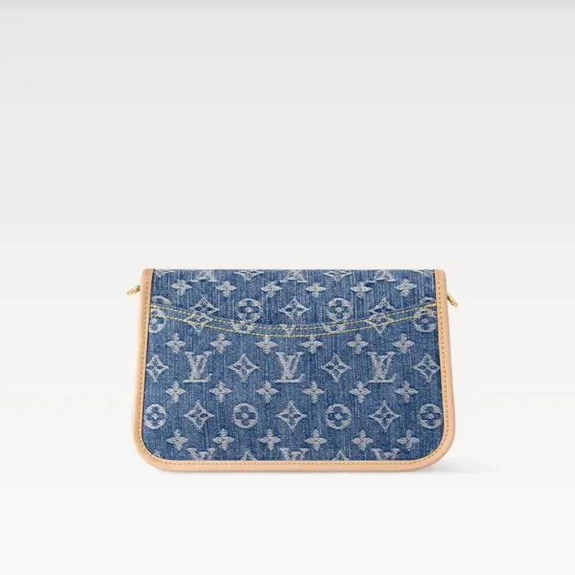 Louis Vuitton Diane Handbag Denim Blue /