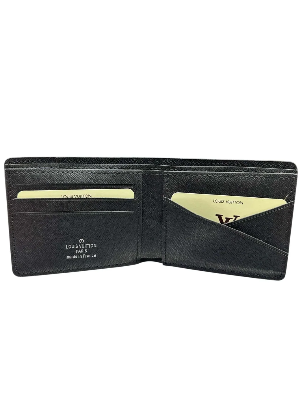 Black Epi Leather Wallet for Men's