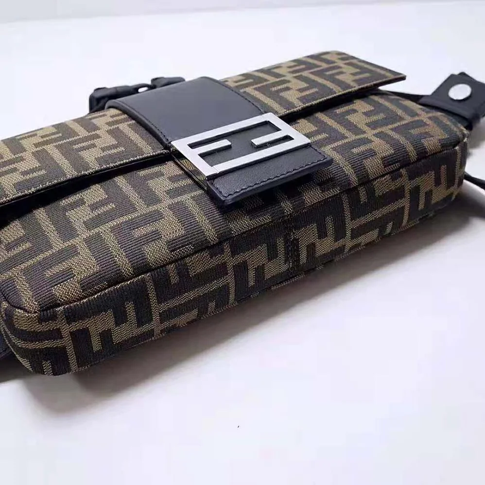 Fendi Baguette Brown Fabric Bag for Women Fendi Baguette Brown Fabric Bag for Women