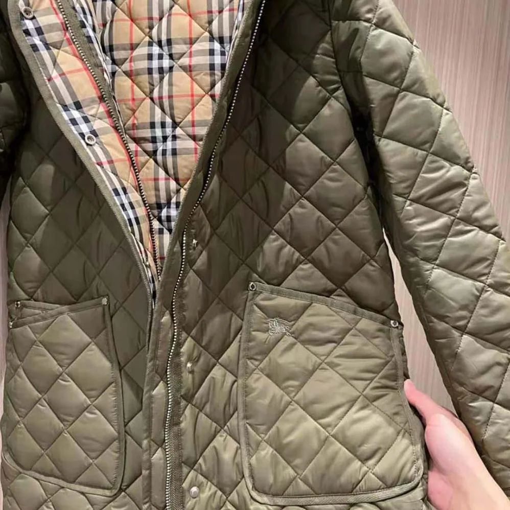 Burberry Quilted Nylon Hooded Coat for Women Burberry Quilted Nylon Hooded Coat for Women