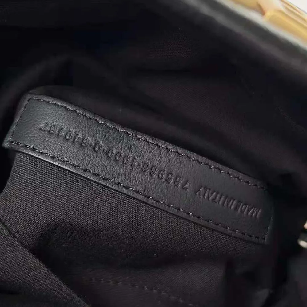 Balenciaga Monaco Large Chain Bag in Black Arena Calfskin for Women