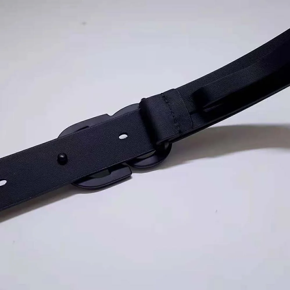 Dior Saddle Belt Black Matte Calfskin 20 MM for Women