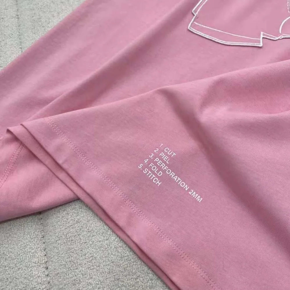 Loewe Bunny T-shirt in Cotton for Women in Pink