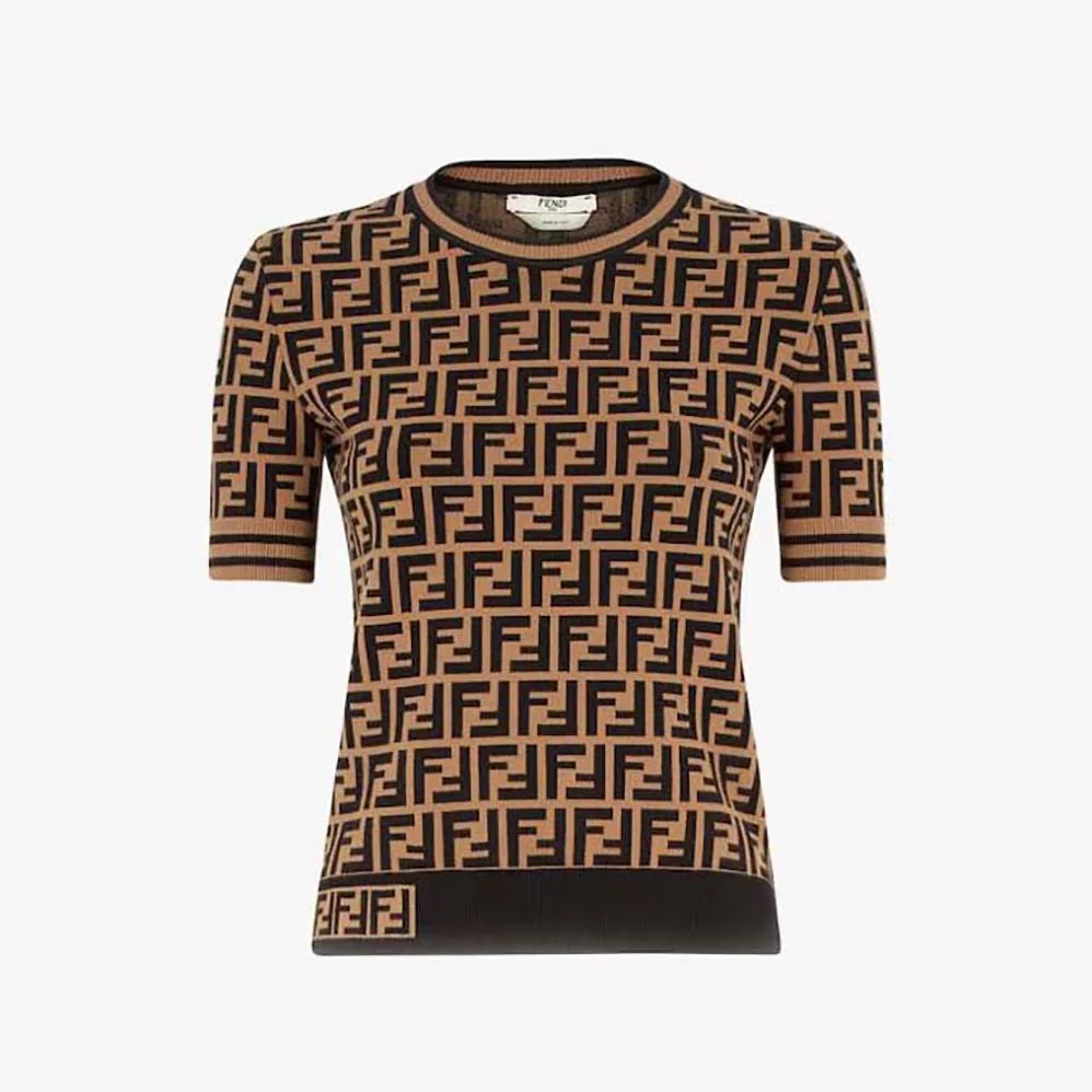 Fendi Fabric FF Motif Sweater for Women