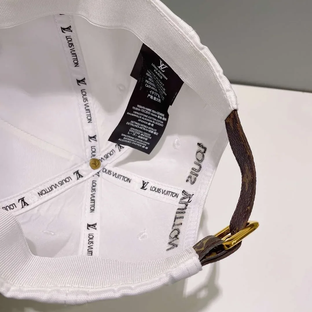 Louis Vuitton Baseball Cap White Louis Vuitton Baseball Cap White