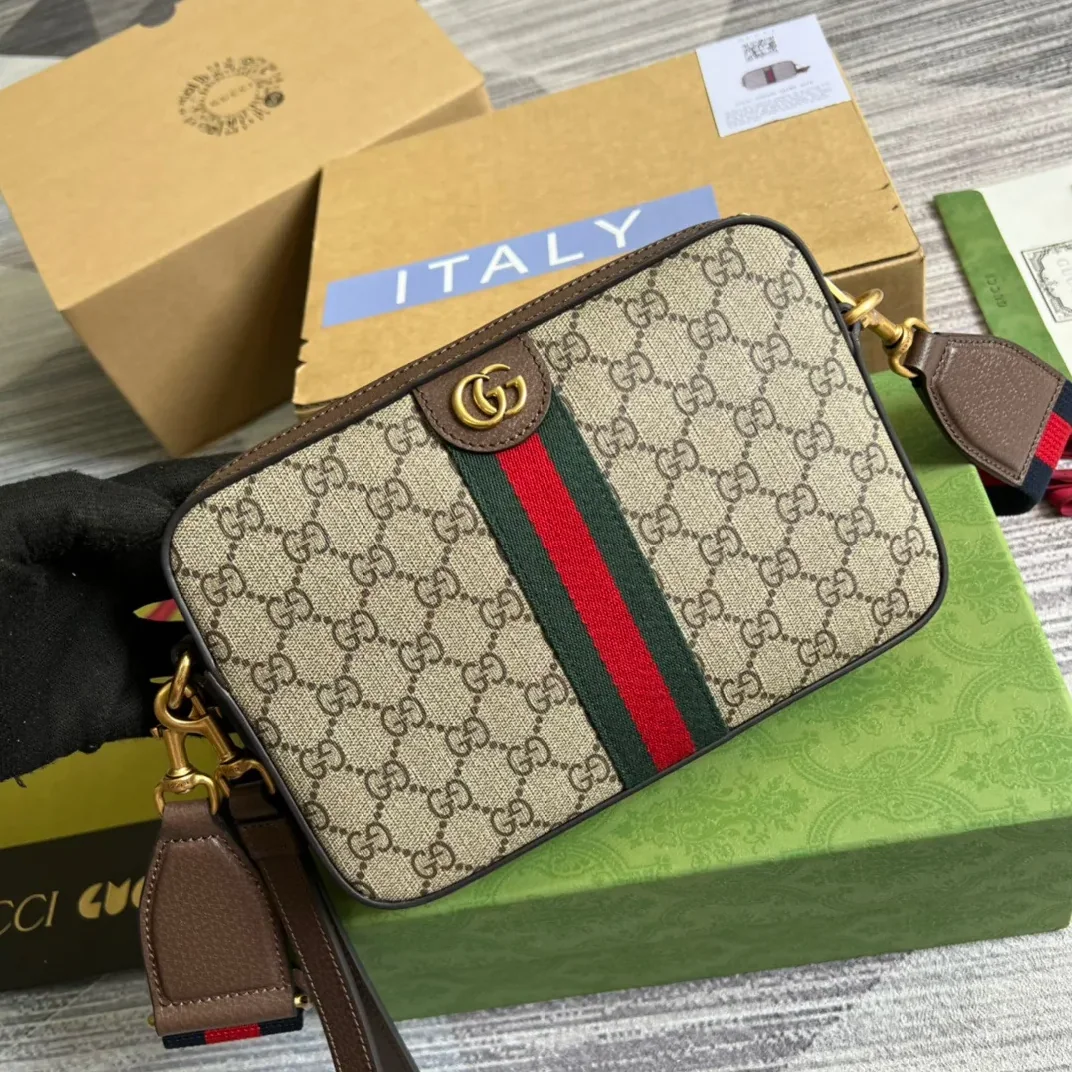 Gucci Ophidia GG Shoulder Bag Beige / Gucci Ophidia GG Shoulder Bag Beige /