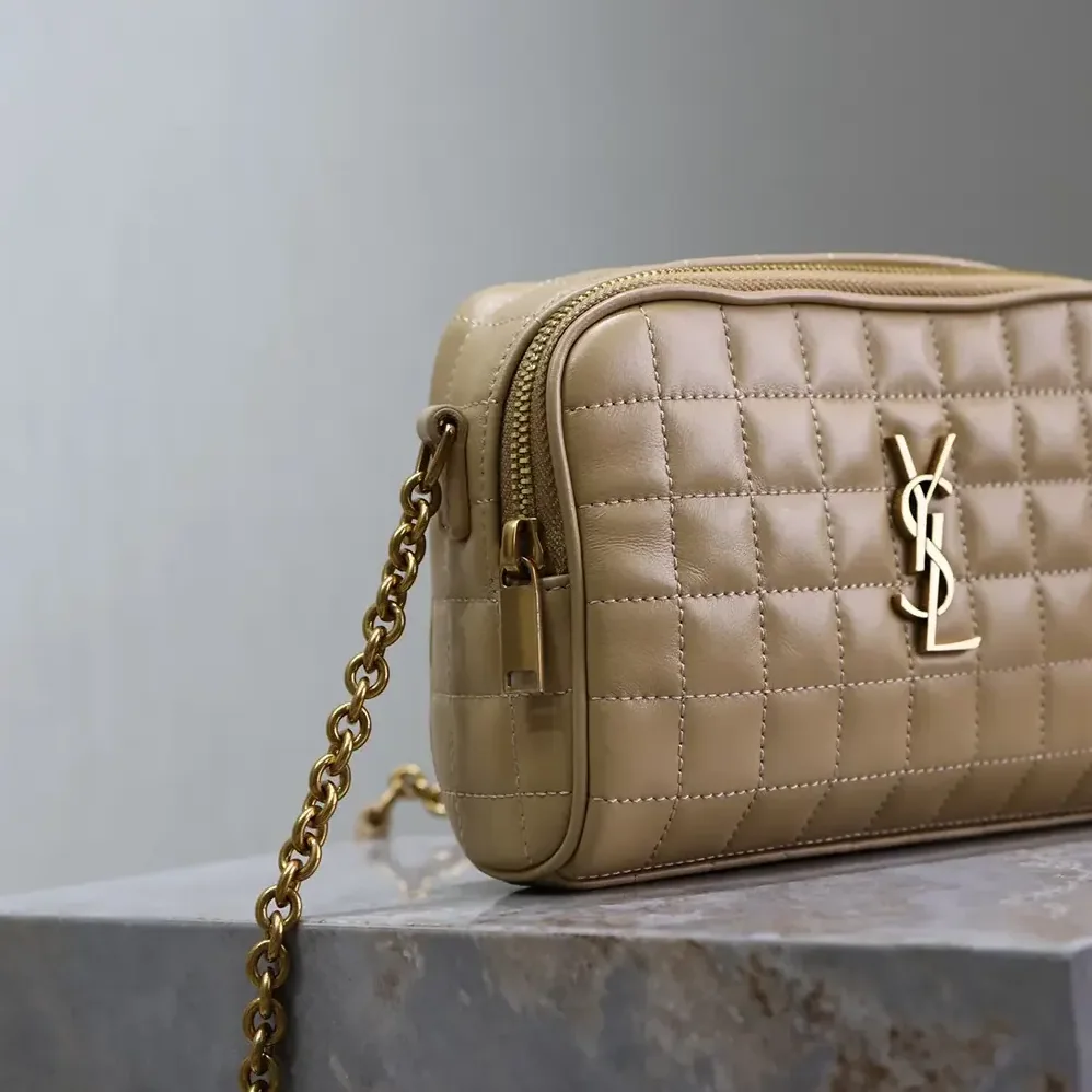 Saint Laurent YSL Cassandre Matelassé Carré Camera Bag in Lambskin for Women Saint Laurent YSL Cassandre Matelassé Carré Camera Bag in Lambskin for Women