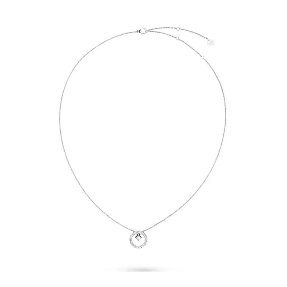 Chanel Coco Necklace Silver Hardware