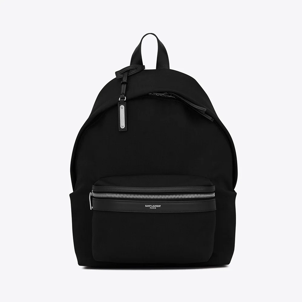 Saint Laurent YSL City Mini Backpack in Canvas for Women