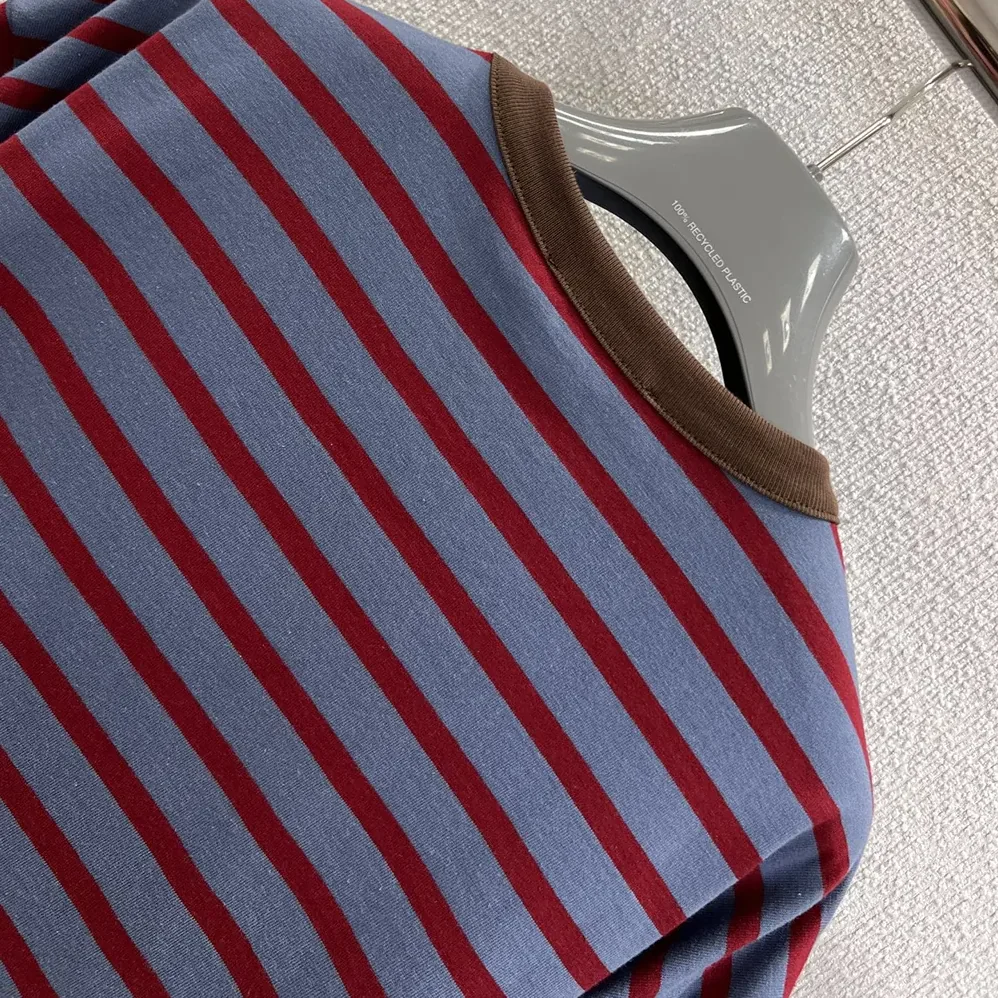 Prada Oversized Striped Jersey T for Women in Shirt Prada Oversized Striped Jersey T for Women in Shirt